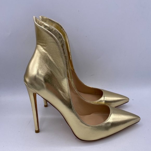 FSJ Pointy Toe Sexy Prom Stilettos Pumps - Picture 4 of 10